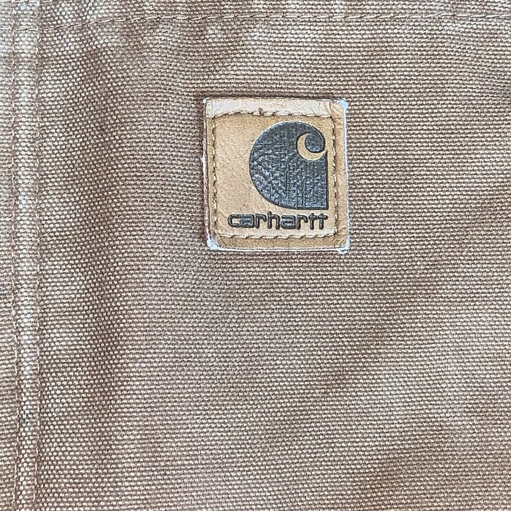 Vintage Carhartt Hooded Jacket J130‎ BRN Brown Size XL Nice Condition Light Wear - Picture 14 of 15